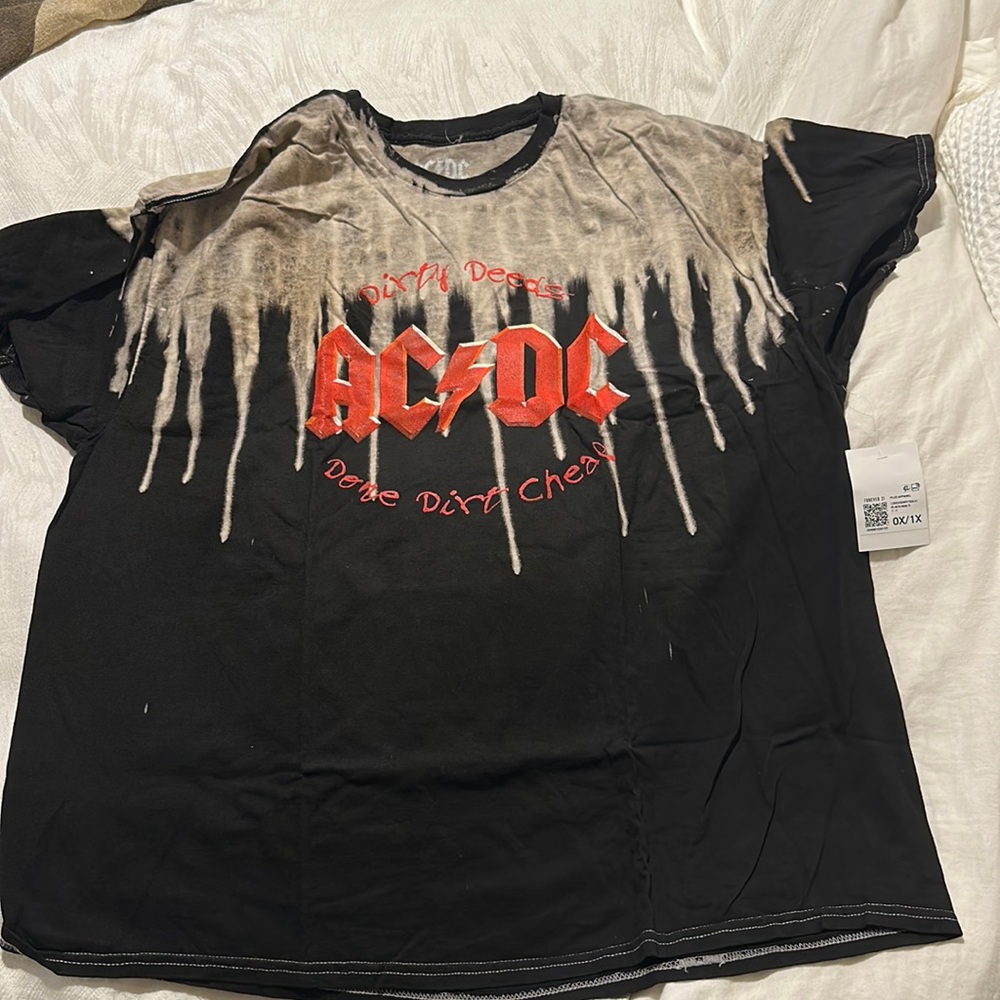 Forever 21 + AC/DC dirty deeds. Done. Dirt. Cheap